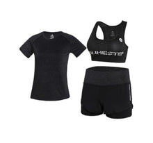 Load image into Gallery viewer, High waist pants+shorts+bra+t shirt+coats women yoga 5 piece set outdoor sports quick dry tracksuits fitness gym clothing 4XL