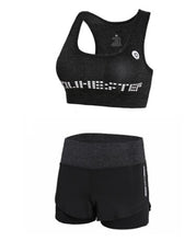 Load image into Gallery viewer, High waist pants+hooded coat+t shirt+bra+pants women yoga 5 pieces set outdoor running quick dry fitness gym clothing sports set
