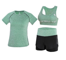 Load image into Gallery viewer, High waist pants+hooded coat+t shirt+bra+pants women yoga 5 pieces set outdoor running quick dry fitness gym clothing sports set