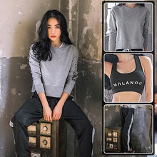 Load image into Gallery viewer, 2019 Women's Yoga Sets Yoga Tshirt Pants Running Training Exercise Sport Suits Workout Clothing Fitness Gym Tracksuit