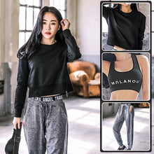 Load image into Gallery viewer, 2019 Women's Yoga Sets Yoga Tshirt Pants Running Training Exercise Sport Suits Workout Clothing Fitness Gym Tracksuit