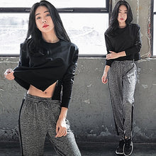 Load image into Gallery viewer, 2019 Women's Yoga Sets Yoga Tshirt Pants Running Training Exercise Sport Suits Workout Clothing Fitness Gym Tracksuit