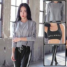 Load image into Gallery viewer, 2019 Women's Yoga Sets Yoga Tshirt Pants Running Training Exercise Sport Suits Workout Clothing Fitness Gym Tracksuit