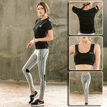 Load image into Gallery viewer, 2019 3Pcs Women Yoga Sets Fitness Gym Clothes Yoga Pant Leggings Running Training Exercise T-shirt Women Bra Sport Suits