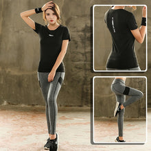 Load image into Gallery viewer, 2019 3Pcs Women Yoga Sets Fitness Gym Clothes Yoga Pant Leggings Running Training Exercise T-shirt Women Bra Sport Suits