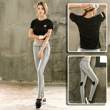 Load image into Gallery viewer, 2019 3Pcs Women Yoga Sets Fitness Gym Clothes Yoga Pant Leggings Running Training Exercise T-shirt Women Bra Sport Suits