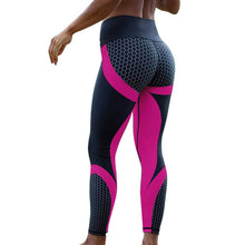 Load image into Gallery viewer, New Fitness leggings Women Mesh Breathable High Waist Sport Legins Femme Workout Legging Push Up Elastic Slim Pants Plus Size