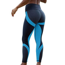 Load image into Gallery viewer, New Fitness leggings Women Mesh Breathable High Waist Sport Legins Femme Workout Legging Push Up Elastic Slim Pants Plus Size