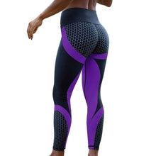 Load image into Gallery viewer, New Fitness leggings Women Mesh Breathable High Waist Sport Legins Femme Workout Legging Push Up Elastic Slim Pants Plus Size