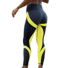Load image into Gallery viewer, New Fitness leggings Women Mesh Breathable High Waist Sport Legins Femme Workout Legging Push Up Elastic Slim Pants Plus Size