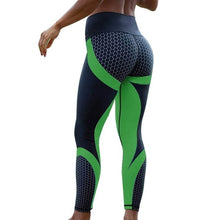 Load image into Gallery viewer, New Fitness leggings Women Mesh Breathable High Waist Sport Legins Femme Workout Legging Push Up Elastic Slim Pants Plus Size