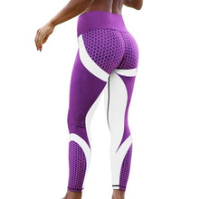 Load image into Gallery viewer, New Fitness leggings Women Mesh Breathable High Waist Sport Legins Femme Workout Legging Push Up Elastic Slim Pants Plus Size