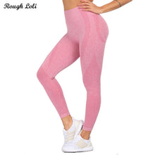 Load image into Gallery viewer, Stretchy Vital Seamless Leggings Women Tummy Control Gym Legging Athletic Sport Leggings High Waisted Dot Seamless Yoga Pants