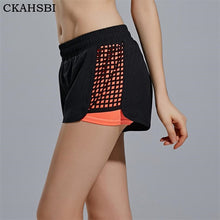 Load image into Gallery viewer, CKAHSBI High Quality New 2017 Wome Sports 3" Running Shorts Active Training Exercise Jogging 2 In 1 Shorts With Longer Liner S-L