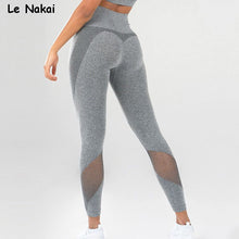 Load image into Gallery viewer, High Stretchy Sports Flex Seamless Leggings for Women Energy Yoga Pants Mesh Fitness Tights Gym Legging Scrunch Butt Legging