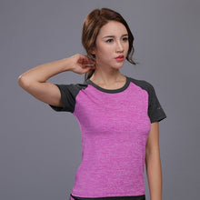 Load image into Gallery viewer, 2 Pieces Sexy Yoga Set Women Fitness Running TShirt + Pants Breathable Gym Workout Clothes Compressed Yoga Leggings Sport Suit