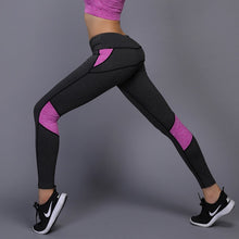 Load image into Gallery viewer, 2 Pieces Sexy Yoga Set Women Fitness Running TShirt + Pants Breathable Gym Workout Clothes Compressed Yoga Leggings Sport Suit