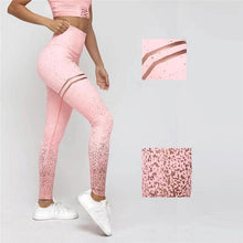 Load image into Gallery viewer, Stamping Yoga Pants Golden High Waist Sports Leggings for Fitness Women's Push Up Gym Tights Mallas Mujer Deportivas Leggins