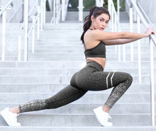 Load image into Gallery viewer, Stamping Yoga Pants Golden High Waist Sports Leggings for Fitness Women's Push Up Gym Tights Mallas Mujer Deportivas Leggins