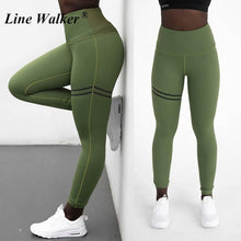 Load image into Gallery viewer, Stamping Yoga Pants Golden High Waist Sports Leggings for Fitness Women's Push Up Gym Tights Mallas Mujer Deportivas Leggins