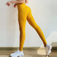 Load image into Gallery viewer, Women Seamless Leggings Push Up Yoga Pants Tummy Control Sport Trousers Workout Running Pant High Waist Stretch Gym Legging pink