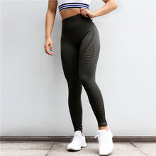 Load image into Gallery viewer, Shark Energy Seamless Leggings High Waist Yoga Pants Workout Gym Leggings Scrunch Butt legging Gradient Sport Yoga Leggings