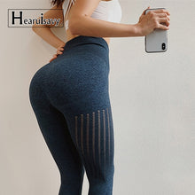 Load image into Gallery viewer, High Waist Yoga Pants Women Gym Leggings Tummy Control Seamless Leggings Sport Women Workout Fitness Tights Push Up Leggings