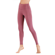 Load image into Gallery viewer, 2019 Sexy Fitness Women Yoga Pants Tight Sports Hips Push Up Leggings High Solid  No Elastic Waist Skinny Stretch Nylon Leggings