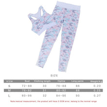 Load image into Gallery viewer, Camouflage Mesh Fitness Sport Suits Women's Yoga Clothing Set Sexy Workout Sportswear Female Tracksuits Athletic Running Clothes
