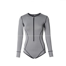 Load image into Gallery viewer, Body Suits Women's Swimsuit One Piece Long Sleeve Swimsuit Swimwear Female bodysuit Bathing Diving Surfing beachwear