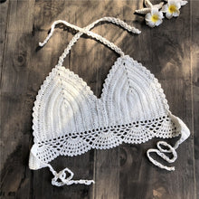 Load image into Gallery viewer, 2019 Solid Women Push-Up Padded Bikini Top Bandeau Swimwear Sling Halter Swimsuit Beachwear Underwire Bikini Maillot De Bain#sw
