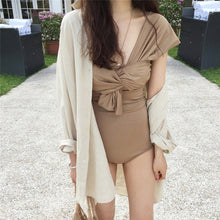 Load image into Gallery viewer, Korean New Style Women Pure Color Sexy Bikini Lady Beachwear Swimsuit  HOT SALE