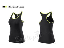 Load image into Gallery viewer, Yoga Sleeveless T Shirts Gym Sports Vest Fitness Base Layer Training Sportswear Running Tank Tops Shirt Female Quick Dry Jersey
