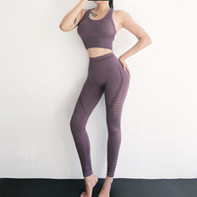 Load image into Gallery viewer, Women Gym Sets 2 Piece Seamless Yoga Sets Women Gym Clothes Sportswear Female Workout Set Active Wear ropa deportiva mujer