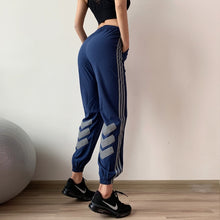 Load image into Gallery viewer, UVINI 2019 Sweatpants Women Hiphop Dance Pants Loose Leisure Trousers For Ladies Side Striped Elastic Cuff Female Sports Pants