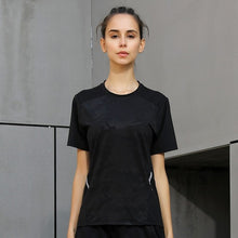 Load image into Gallery viewer, Women Dry Quick Short Sleeve Slim Sport T Shirt Gym Jerseys Fitness Shirt Trainer Running T-shirts Breathable Exercises Yoga