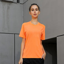 Load image into Gallery viewer, Women Dry Quick Short Sleeve Slim Sport T Shirt Gym Jerseys Fitness Shirt Trainer Running T-shirts Breathable Exercises Yoga
