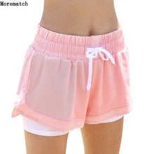 Load image into Gallery viewer, Women Quick Drying Yoga Double Layer Sport Short Outdoor Sports Fitness Gym Yoga Running Shorts