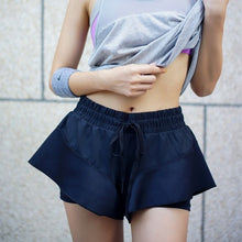 Load image into Gallery viewer, Women Breathable Sport Anti-lightin Short Double-layer Fitness Yoga Tennis shorts