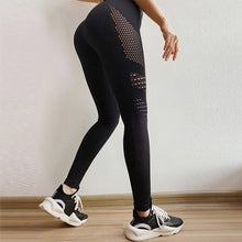 Load image into Gallery viewer, Sexy High Waist Gym Seamless Leggings Sport Women Fitness Yoga Pants Elastic Nylon Breathable Workout Running Tights Sports Wear