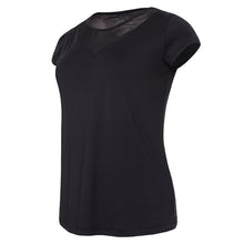 Load image into Gallery viewer, Sexy Mesh Yoga Short Sleeves for Womens Quick Dry Fitness Workout Shirts O-Neck Running T-shirts 2019 Vansydical