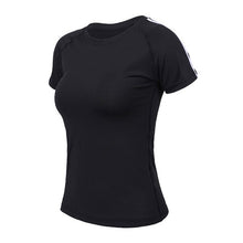 Load image into Gallery viewer, OLOEY 2018 Quick Dry Women Yoga Set Gym Fitness Clothes Yoga Shirts+2 in 1 Shorts Running Jogging Workout Yoga Sexy Sportswear
