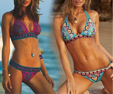 Load image into Gallery viewer, 2019 Floral Printed Bikini Push-up Swimming Bathing Swimwear