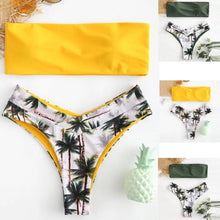 Load image into Gallery viewer, Women's Swimming Suit Sexy Bikini Swimsuit 2019 Swimwear Sexy Women Bikini Set Coconut Print Padded Swimwear Bathing Beachwear