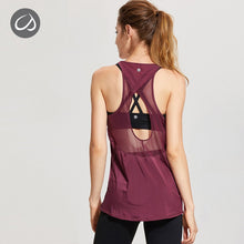 Load image into Gallery viewer, CRZ YOGA Women's Tops Activewear Mesh Workout Sports Racerback Cute Tank Tops