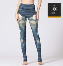 Load image into Gallery viewer, 2018 Printed Yoga Pants Women High Waist Yoga Leggings for Fitness Sports Tight Pants Running Athletic Leggings Sport Trousers