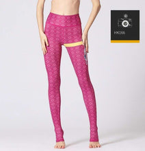 Load image into Gallery viewer, 2018 Printed Yoga Pants Women High Waist Yoga Leggings for Fitness Sports Tight Pants Running Athletic Leggings Sport Trousers