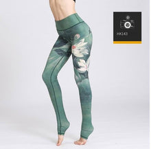 Load image into Gallery viewer, 2018 Printed Yoga Pants Women High Waist Yoga Leggings for Fitness Sports Tight Pants Running Athletic Leggings Sport Trousers