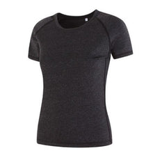 Load image into Gallery viewer, Women sportwear T-shirt running yoga fitness gym Tees Top