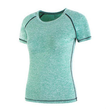 Load image into Gallery viewer, Women sportwear T-shirt running yoga fitness gym Tees Top